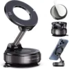 Supporto per telefono con ventosa magnetica per Magsafe 360 ° Supporto per telefono magnetico per auto regolabile Supporto per auto pieghevole tascabile 1