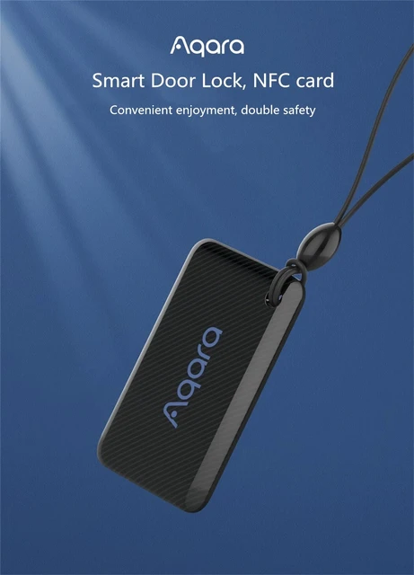 Aqara Carta NFC Per Smart Lock U200 - Scheda Accesso Serratura Senza Chiave | Compatibile Con Apple Home/Google
