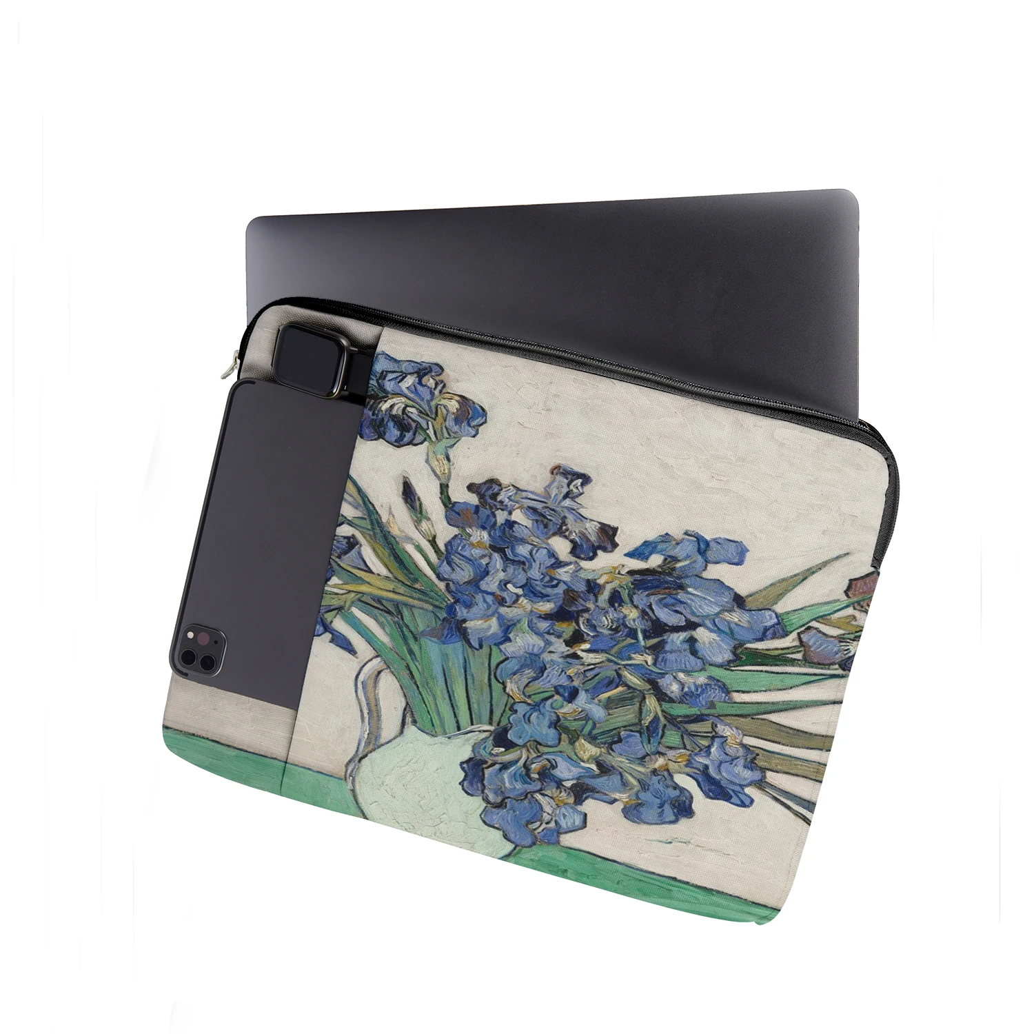 Fashion Notebook Bag For Men Women Brand Computer Lenovo Xiaomi Macbook 11 13 15 inch Portable Storage Bag Oil Painting Van Gogh