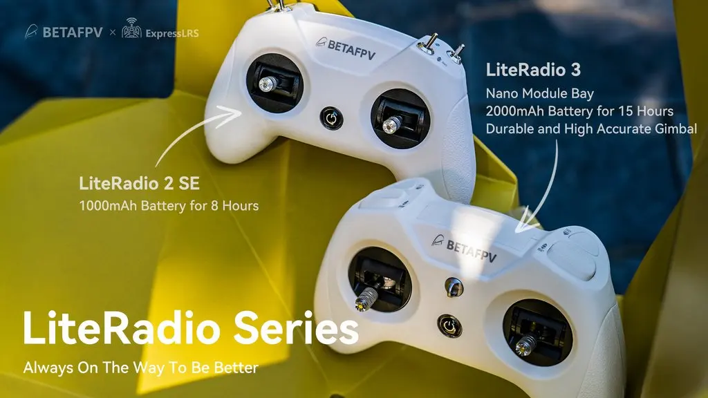 BETAFPV LiteRadio 3 Transmitter - 2.4Ghz 8CH Radio Transmitter Support ExpressLRS Frsky Bayang Protocol for beginner RC Racing Drone FPV Remote Controller 12 BETAFPV LiteRadio 3 Transmitter, BETAFPV ExpressLRS LiteRadio 3 Nano Module 200OmAh Battery for 15