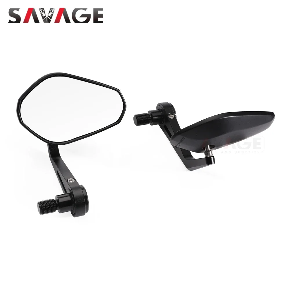 야마하 FZ-07 FZ-09 FZ-10 MT-10 MT-09 FZ6 FZ1 XJ6 T-MAX 500 530 1995-2024용 MT07 MT09 핸들바 바 엔드 E9 리어뷰 미러
