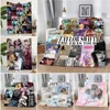 Cartoon Printed Blanket T-Taylors Picnic Blankets Warm Blanket Soft and Comfortable Blanket Home S-Swifts Travel Birthday Gift 1