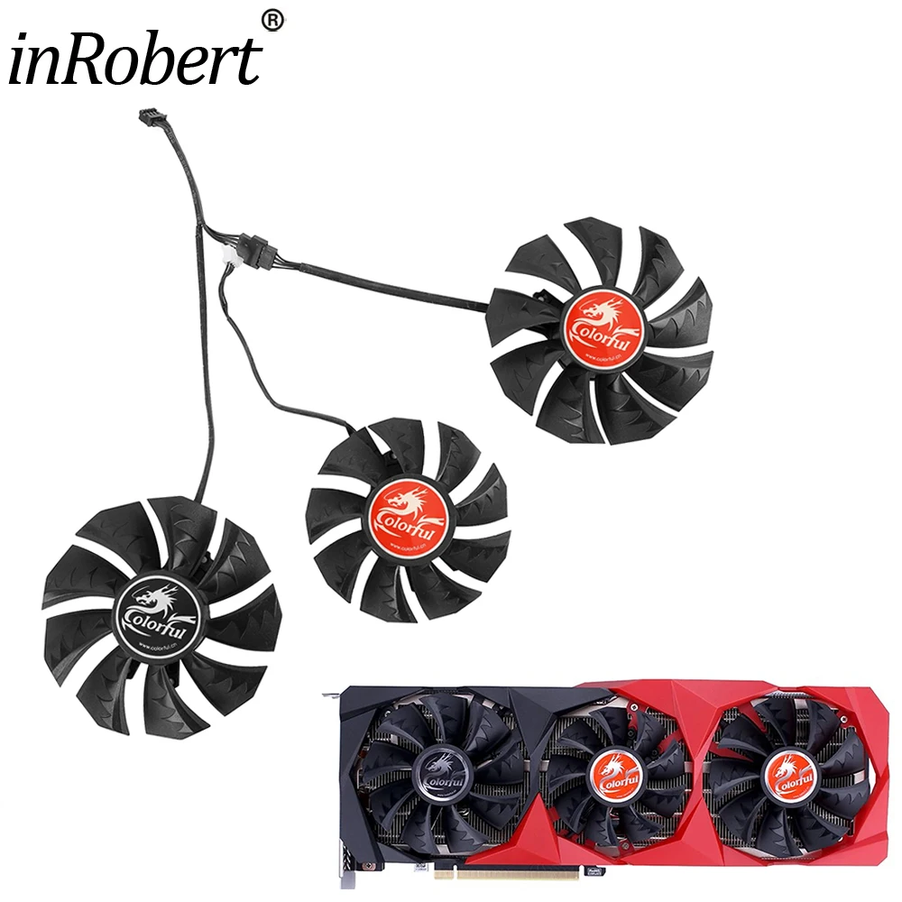 

Кулер для видеокарты GeForce RTX 3080Ti 3090 3070 3060Ti, 85 мм, 75 мм