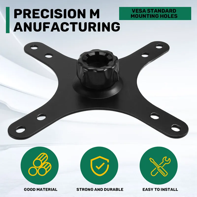 Portable Monitor Mounting Adapter Bracket Plate Wall Mount Arm Mount Universal