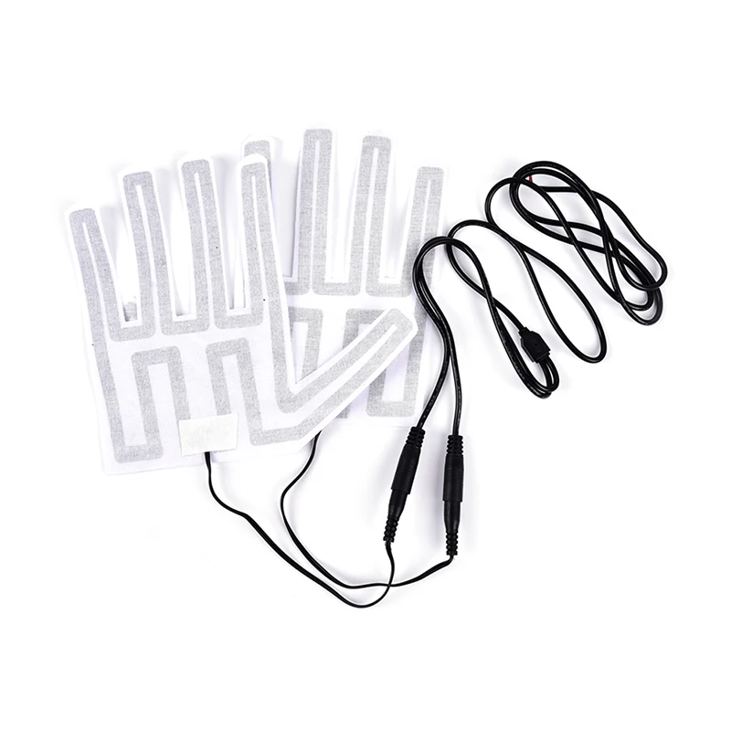 

1 Pair 12V Winter Outdoor Electric Heating Element Thermal Warm Mittens Heater For Shoes Gloves Pad Gloves Heated Pads 18*18cm