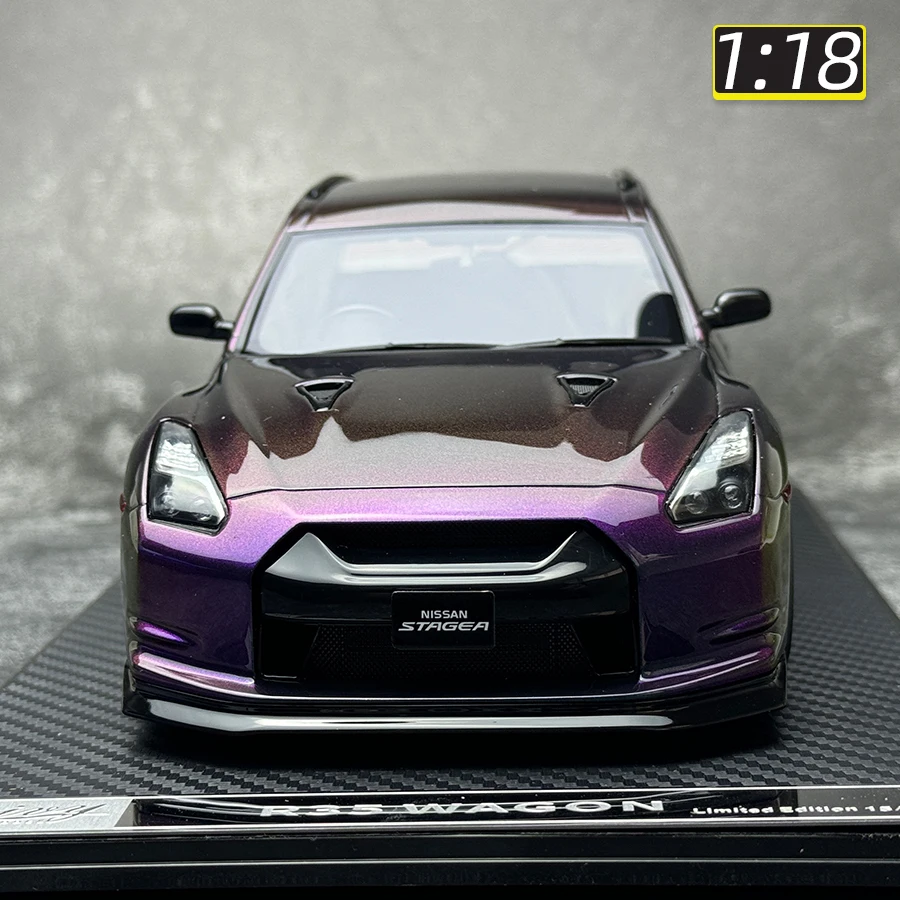 IVY 1/18 NISSAN STAGEA GTR R35 Travel Edition Car model Static