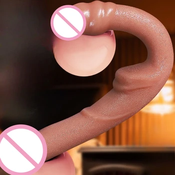 Realistic Double-Ended Silicone Dildo – Dual-Head Design for Couples | UAE Delivery Only (VIP64)