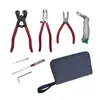 Glass Cutting Tool Set Glass Running Pliers Breaking Pliers Oil Dropper Storage Bag for Mosaic Tiles Mirrors Stained Glass 3
