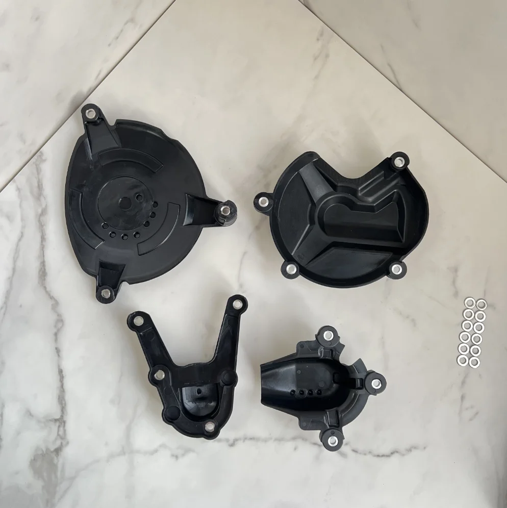 Motorcycle Engine Cover Engine Cover Protector Engine Guard FOR BMW S1000R 2009-& S1000RR 2009-& HP4 Engine Protective Cover carbon-look