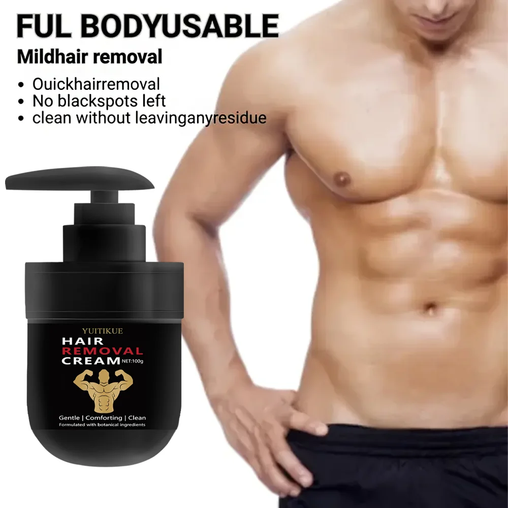 YUITIKUE Hair Removal Cream, non-irritating, inhibits growth, smooth and portable, unisex body care product