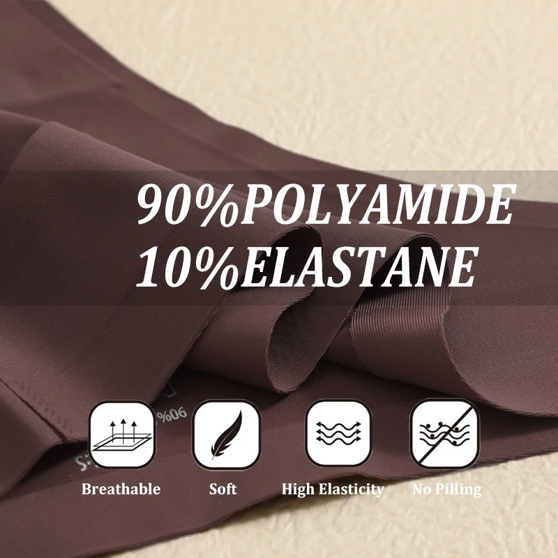 Ice Silk Seamless Women G-String Panties 7PCS/Set