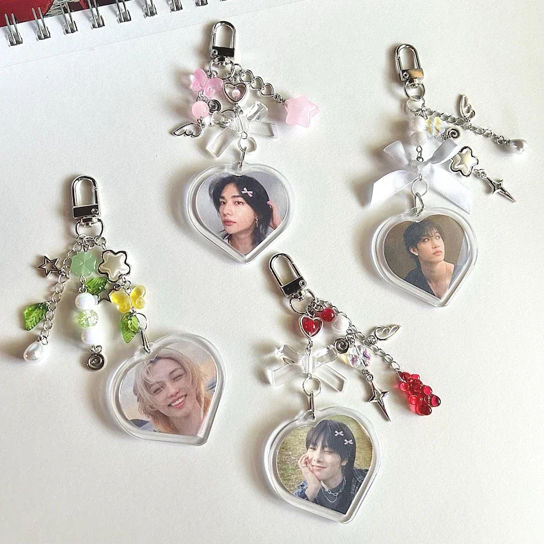 Stray Kids Photo K-Pop Bias Bag Charm Keychain