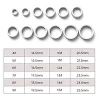 Kit de mesure de taille de bague AB02 pour Oura Ring 4, 4 tailles du 4 au 15, outil professionnel de mesure du doigt, outil de recherche de taille de bague intelligente pour vous. 3