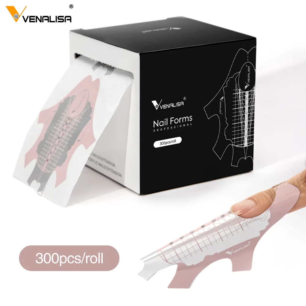 

Venalisa Professional Nail Forms Fast Builder Jelly Gel Extension Fake Nail Shaping Paper Tips NaiI Form Extend Nail Accessory