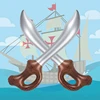 Funny Inflatable Pirate Swords, Halloween Birthday Toy Sword, Inflated Simulation Knife for Swimming Pool, Cosplay Stage Prop 2