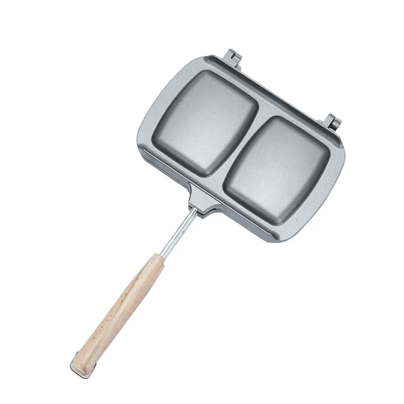 Bread Toast Maker Non Stick Coating Grill Pan Sandwiches Maker for Indoors and Outdoors Induction Cooker Stove Top Kitchen 6