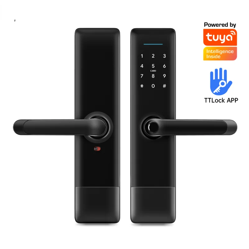 

Waterproof Outdoor High Security Electric Digital Fingerprint Smart Door Lock With Tuya APP TTLOCK BLE Wifi Mobile Lock