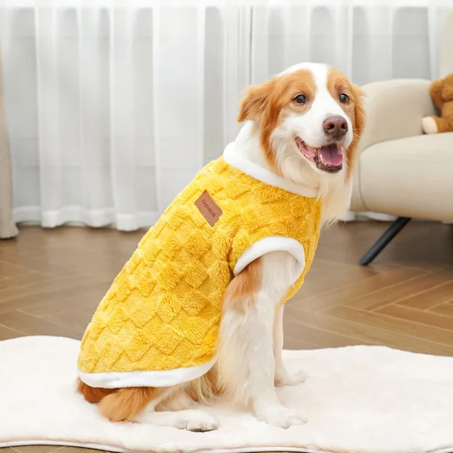 Pet Accessories Winter Dog Clothes for Dogs S-6XL Warm Dogs Coat Schnauzer Pug Clothing Sweatshirts Casual Dog Cat Clothing 5