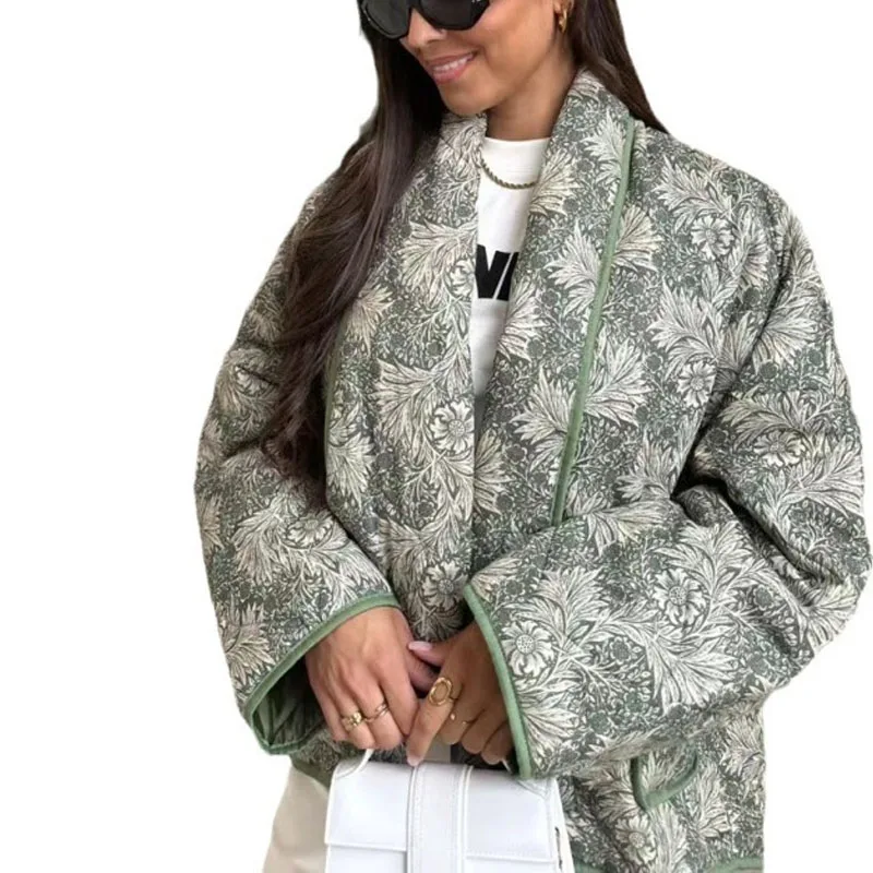 Рисунок 5 - Женское Стеганое пальто с принтом