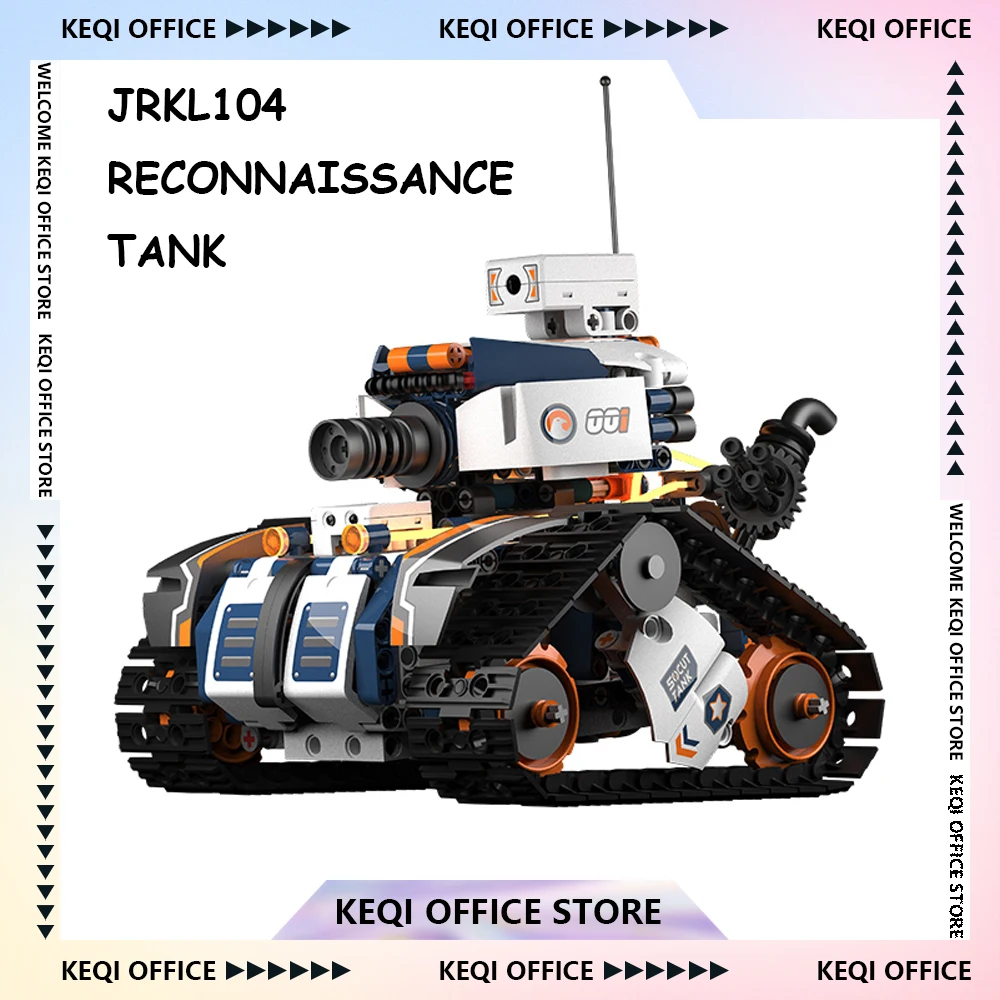 New Intelligent Robot Birthday Gifts 21CM JRKL104 Reconnaissance Tank Model Intelligent Tank Toys Take A Picture Puzzle