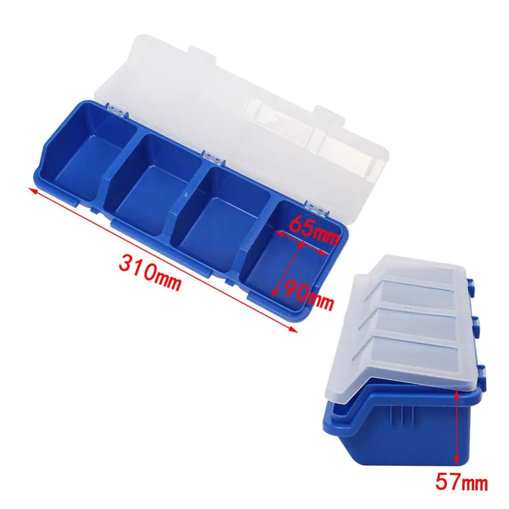ToolBox Parts Storage Box Plastic Compartment with Cover Hardware Tool Box  Multi-Function Combination Classification Screw Box