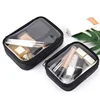 Women Makeup Bag Waterproof Clear PVC Travel Cosmetic Bags Case Travel Make Up Kit Bags for Men Toiletry Brush Organizer Pouch 1