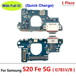 Enhanced USB Charging Port Micro Dock Connector Board with Main Flex Cable (S20 FE 5G USB)