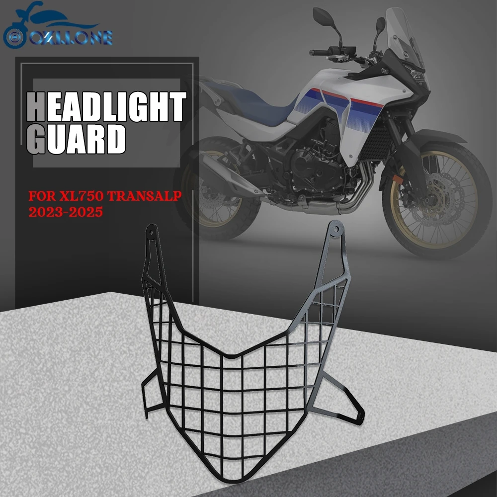 

Motorcycle Accessories Headlight Guard For HONDA XL750 XL 750 TRANSALP 2023 2024 2025 Head Light Grill Cover Protector Aluminum