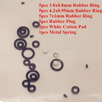 Complete Variety Repair Replacement Upgrade Set For Dunhill 24163 Lighter Rubber Plug/O Ring Sealing/Filter Cotton Pad/Spring 1