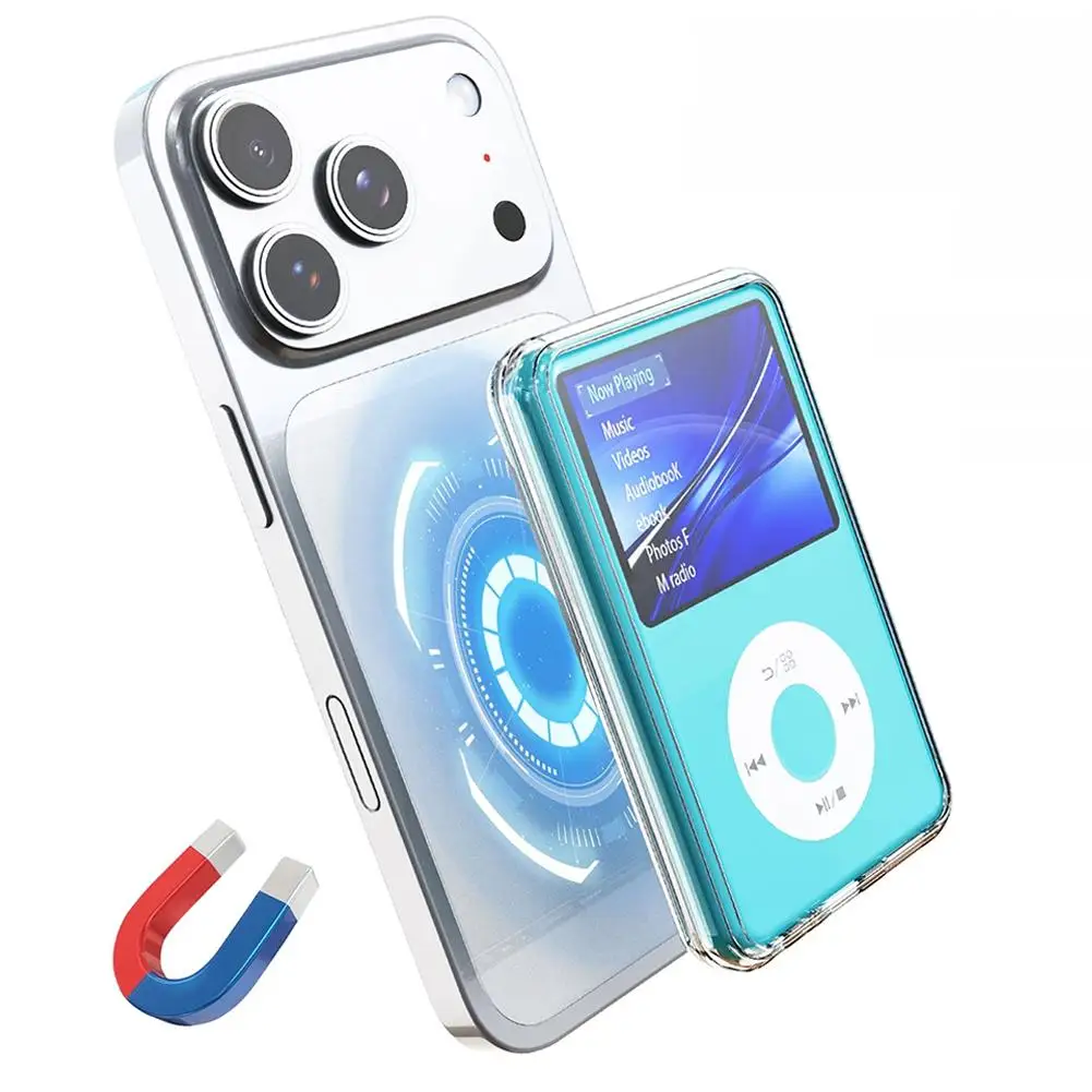 INNIOASIS Y1 마그네틱 TPU 케이스 지원 Magsafe 마그네틱 e 울트라 씬 투명 소프트 케이스 휴대용 MP3 플레이어 케이스 커버