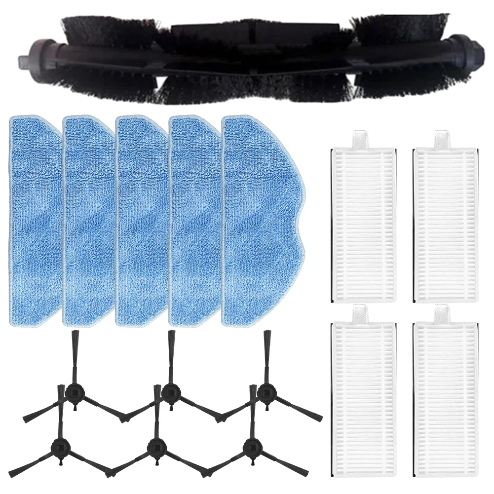 

1 Set Main Brush Side Brush Filter Mop Cloth For Tefal For X-Plorer Serie 75 S+ Vacuum Cleaner Spare Parts Accessories Household
