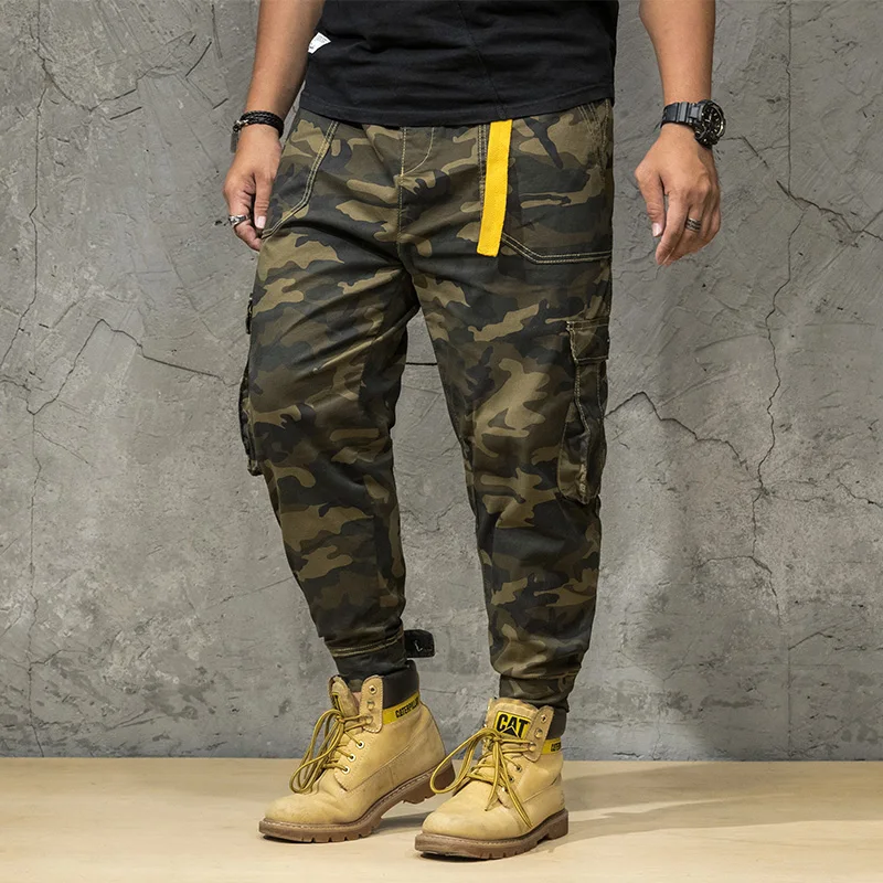 Camouflage Pants Fashion Men's Ankle 