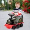 6V Electric Kids Ride On Train Motorized Train Toy w/ Track & 6 Wheels Black 3