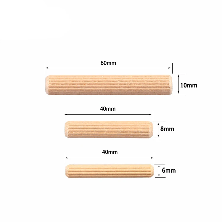 50/100/200pcs wood pin bolt round raft cork twill wood pin wedge wood shaft connector 1cm-12cm drilled wood bolt connector