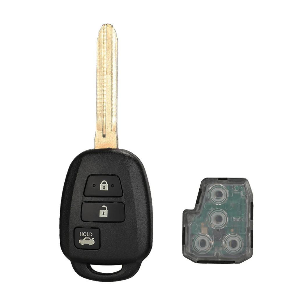 ignition coil price jingyuqin 2/3/4 BTN B51TE/B71TH 89070-52D70 Remote Control Car Key Fob 314.4/315MHZ With H / G Chip For Toyota Yaris 2012-2017For Toyota Yaris ( 2012 - 2017 ) iridium spark plugs Spark Plugs & Ignition Systems