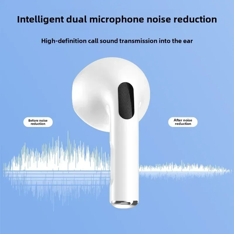 X85 TWS Wireless Bluetooth Headset Transparent ENC Headphones LED Power Digital Display Stereo Sound Earphones for Sport Earbuds 3