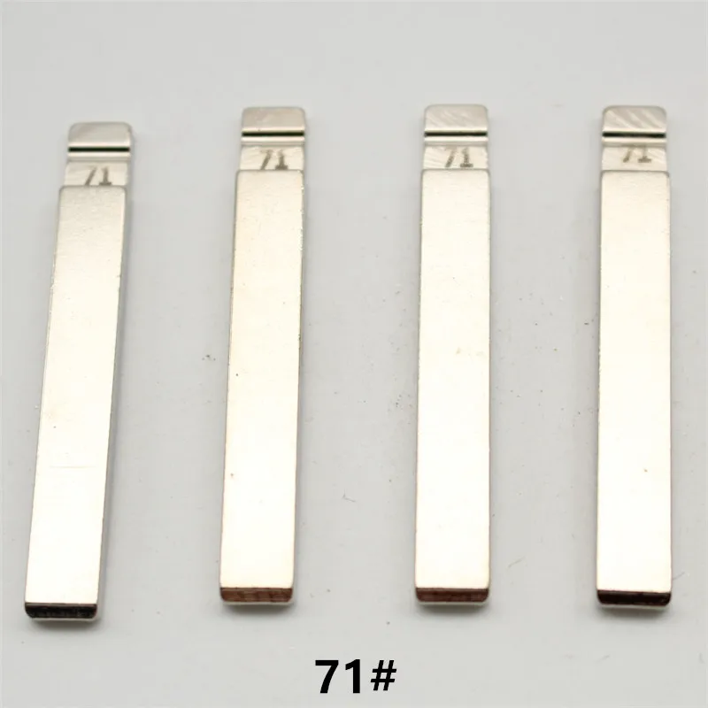 VVDI KD 10Pcs 71# Metal Uncut Flip KD Remote Key Blade For Chevrolet Cruze For Buick New Lacrosse, Cruz, Regal , Excelle