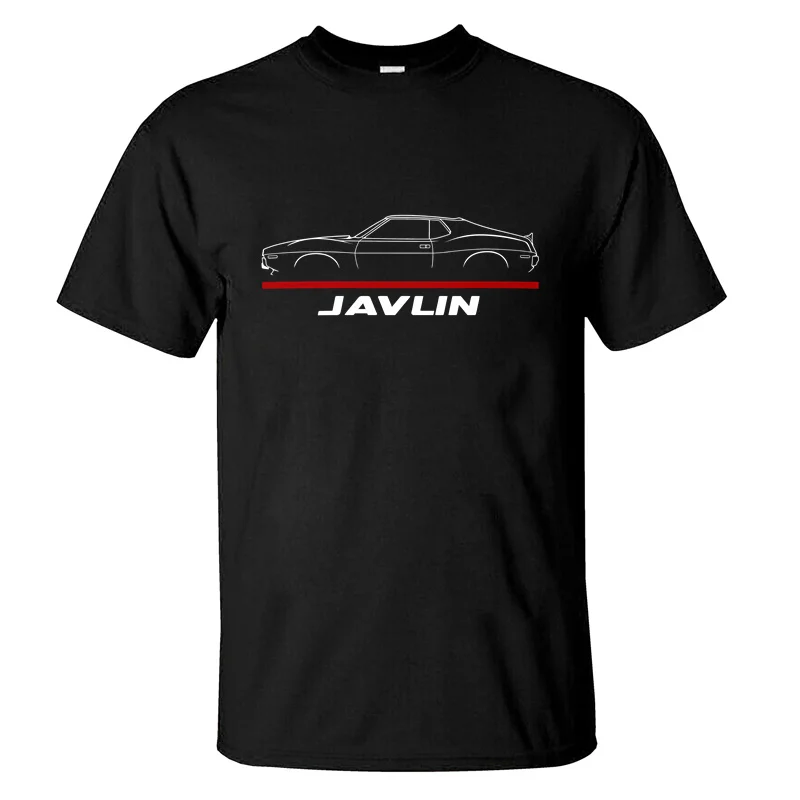 

2024 Men T Shirt Casual AMC Javlin 1972 Car Enthusiast T-shirt Graphic Summer Short Sleeves 100% Cotton S-3XL Cool Tee