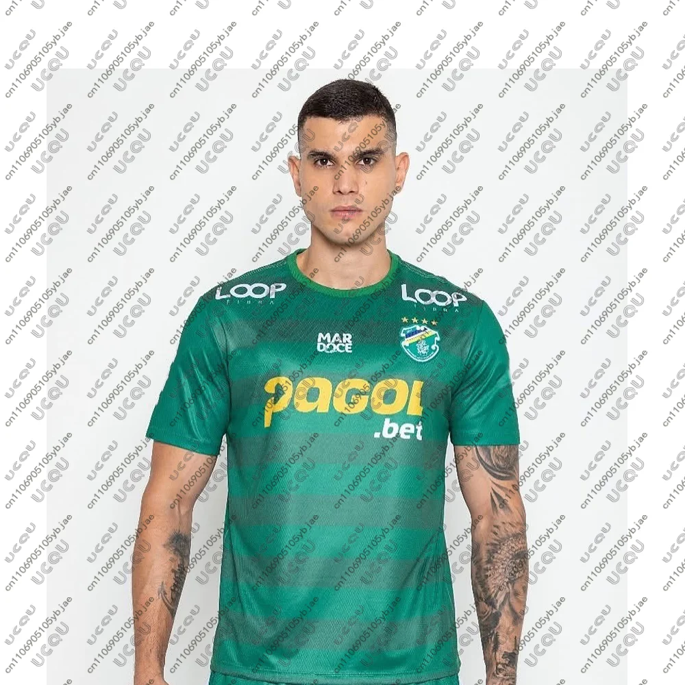 2025-26 남성 어린이 소년 B-BAA A-알토스 통기성 축구 유니폼 상의 축구 스포츠 원정 경기 가을 B-브라질 성인 홈 유니폼