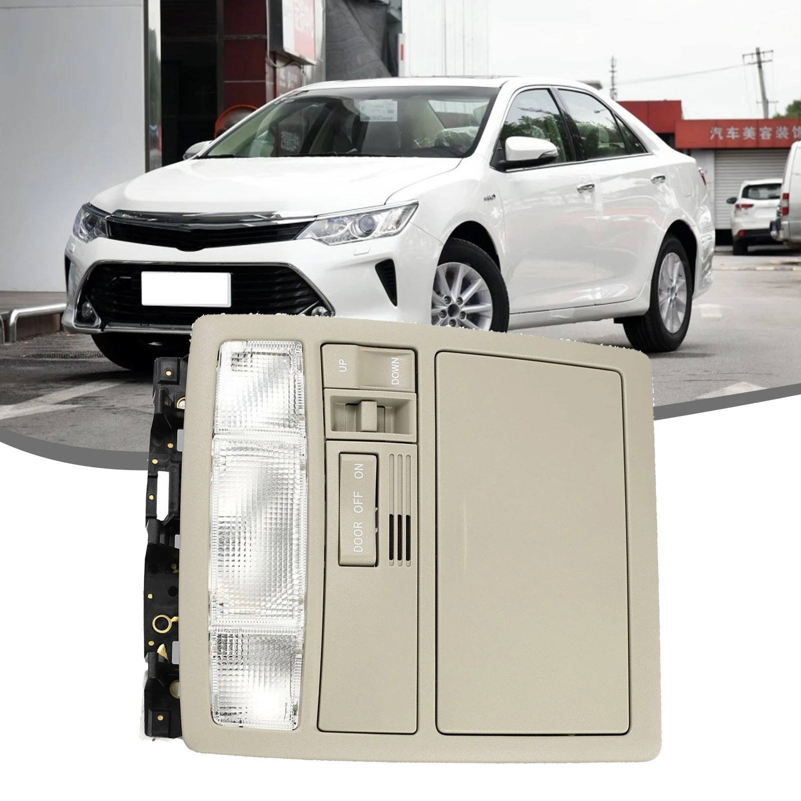 

Автомобильная верхняя крыша в сборе для TOYOTA для CAMRY 2007-2011 63650-33270 63650-33221, лампа для чтения с выключателем Sunroof