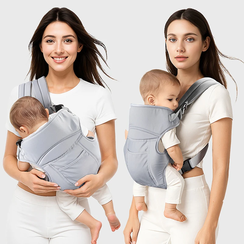 Fashion Baby Carrier Portable Ergonomic Backpacks Holder Shoulder Waist Belt Sling  Easy Adjustable Infant Outdoor Waist Stool - 6