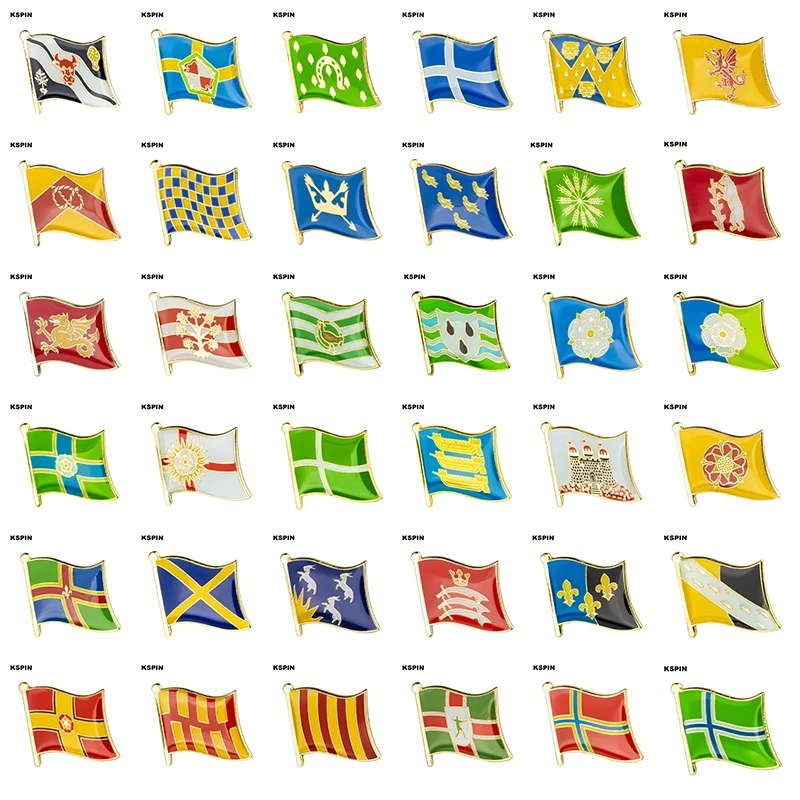 

Flag Laple Pin Badge Brooch OXFORDSHIRE OXFORDSHIRE RUTLAND SHETLAND Shropshire SOMERSET STAFFORDSHIRE SURREY SUFFOLK SUSSEX