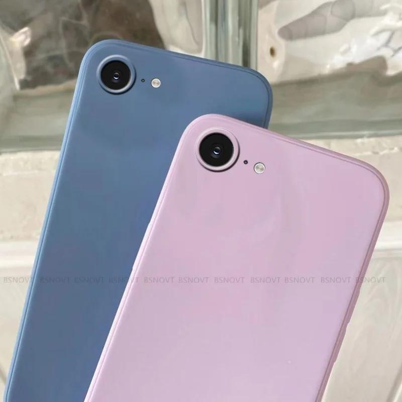 Premium Shockproof Liquid Silicone Phone Case - Soft Protective Back Armor Cover
