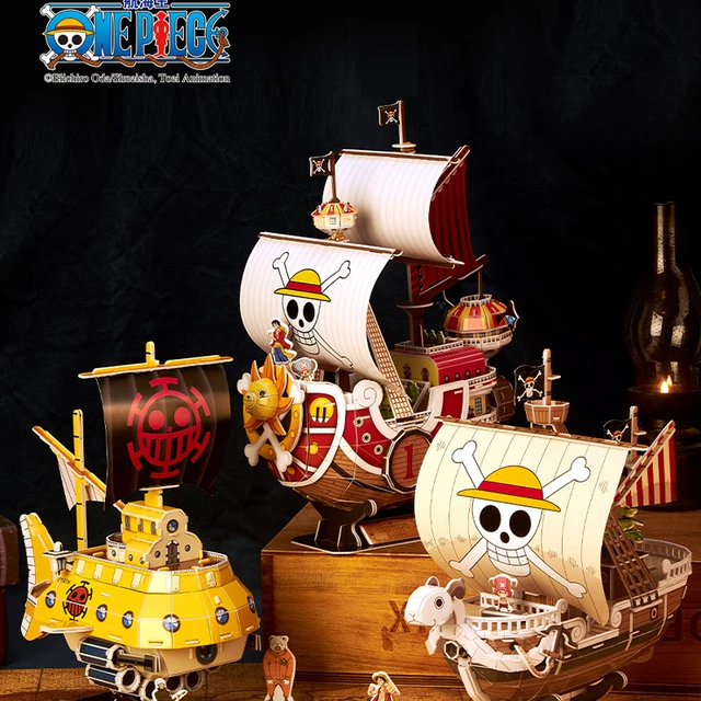 TIOZONEY Modelo de barco One Piece Going Merry-multicolor.