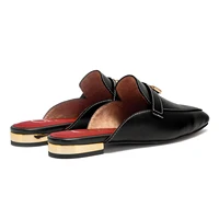 Chaussures Muller pour femmes CHCH 2026, nouvelles chaussures plates pour femmes en cuir de vachette de haute qualité, bout rond 3