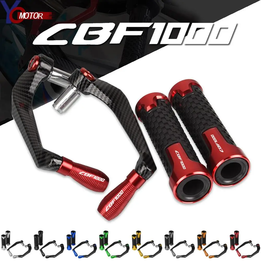 

7/8 22MM Motorcycle Handlebar Grips Handle Bar and Brake Clutch Lever Guard Protection For Honda CBF1000 CBF 1000 A 2006-2013