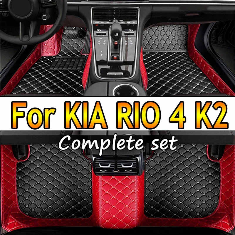 

Car Floor Mats For KIA RIO 4 K2 X-Line 2022 2021 2020 2019 2018 2017 Carpets Custom Auto Interior Accessories Covers Decor Rugs