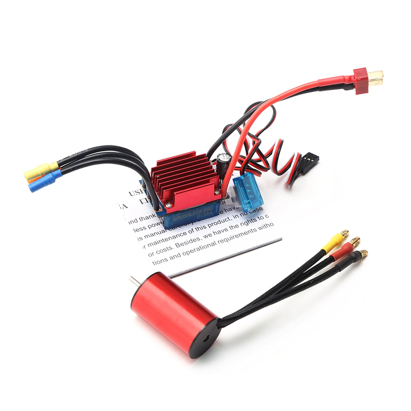 S2440 2440 브러시리스 모터 35A 브러시리스 ESC 전기 속도 컨트롤러 교체, 트랙사스 HSP Wltoys 1/16 1/18 RC 트럭