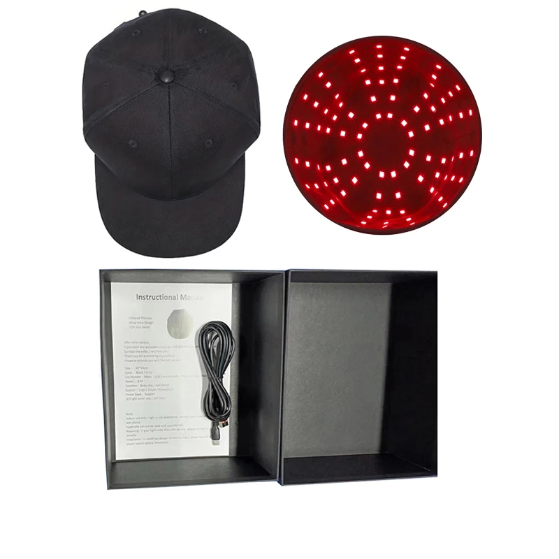 2025 New 96 LEDs 660nm&850nm Red Light Cap for Hair Regrowth