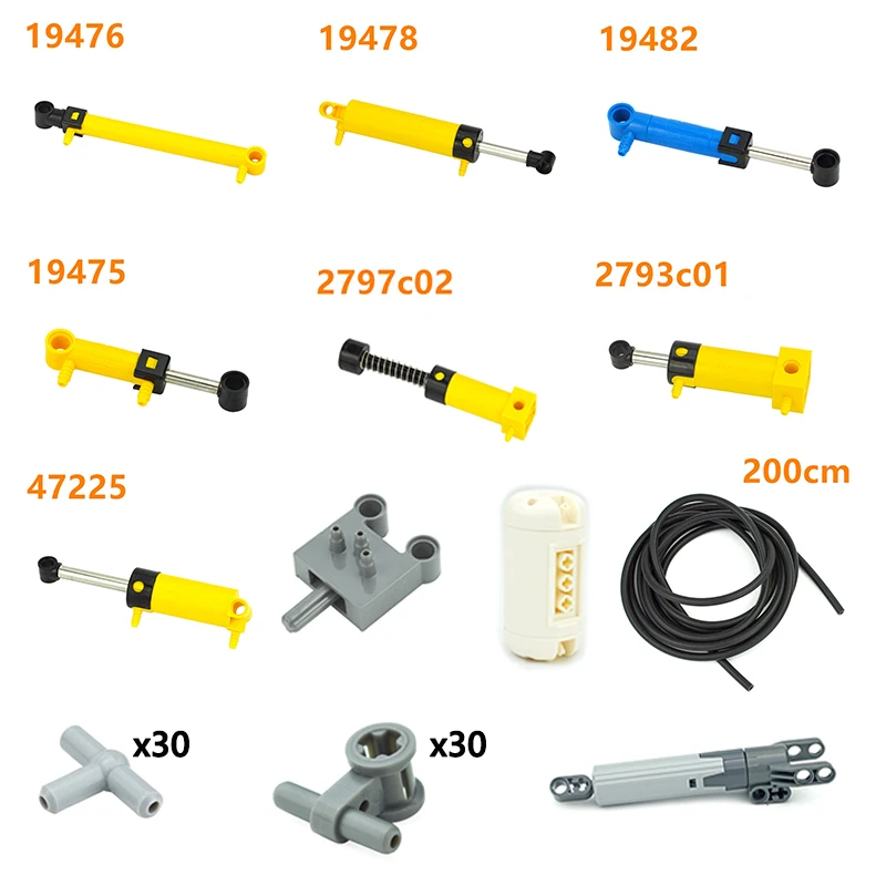 technic,air,tank,hose,ev3,nxt,car,valve,switch,48mm Lego Pneumatic CYLINDER 